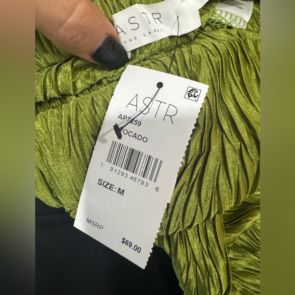 Astr the label Wide Leg Plisse Pants - Picture 6 of 8
